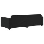 vidaXL Lit de repos noir 90x190 cm velours