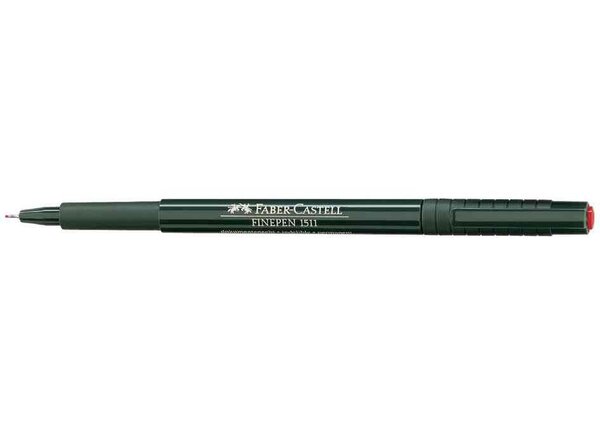 Stylo feutre extra-fin Finepen 1511 Rouge FABER-CASTELL