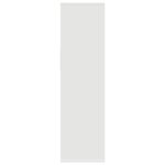 vidaXL Bibliothèque blanc 34x31x112 cm bois d'ingénierie