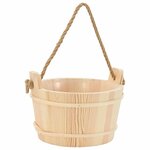 vidaXL Ensemble d'accessoires de sauna 4 Pièces Marron