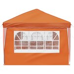 vidaXL Tente de fête pop-up 575 x 289 x 245 cm Orange