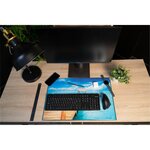 Sous-main Rigide Pvc Sea - 37 5x57 5 Cm - Visuel - X 10 - Exacompta