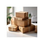 Pack and Move - Lot 6 rouleaux ruban adhésif kraft "Fragile" pour emballage et déménagement - 50 m - 1 dévidoir offert - Qualité Premium