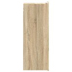 vidaXL Armoire Murale Chêne Sonoma 33 x 34 5 x 94 cm Bois d'ingénierie