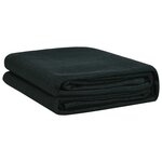 vidaXL Tapis de tente 400x400 cm Vert foncé PEHD