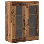 vidaXL Armoires murales 2 Pièces en bois ancien  69 5 x 34 x 90 cm  en bois technique
