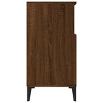 vidaXL Buffet Chêne marron 60x35x70 cm Bois d'ingénierie