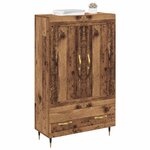 vidaXL Haut Armoire Bois Ancien 69 5 x 31 x 115 cm Bois d'ingénierie