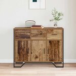 vidaXL Buffet avec tiroir Bois ancien 97 x 32 5 x 74 5 cm