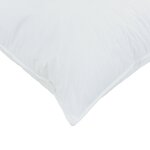 vidaXL Oreillers 2 Pièces Blanc 80 x 80 cm 130gsm 100  coton