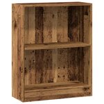 vidaXL Bibliothèque vieux bois 60x24x76 cm bois d'ingénierie