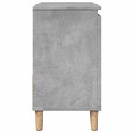 vidaXL Armoire d'évier gris béton 65x33x60 cm bois d'ingénierie
