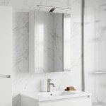 vidaXL Armoire Miroir de Salle de Bain Blanc 50 x 14 5 x 70 cm