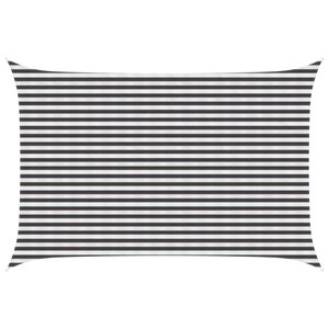 vidaXL Voile d'ombre 3 x 5 m HDPE Rectangulaire Anthracite et blanc