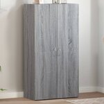 vidaXL Armoire de classement sonoma gris 60x32x115cm bois d'ingénierie