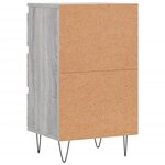 vidaXL Buffet sonoma gris 40x35x70 cm bois d'ingénierie