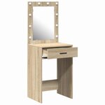vidaXL Coiffeuse Chêne sonoma 50 x 41 x 135 cm Bois d'ingénierie
