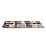 vidaXL Sommier à lattes avec 42 lattes 7 zones 80 x 200 cm