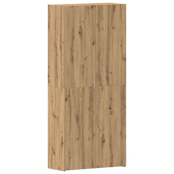 vidaXL Armoire à chaussures Chêne artisanal 80x35 5x180 cm Bois d'ingénierie