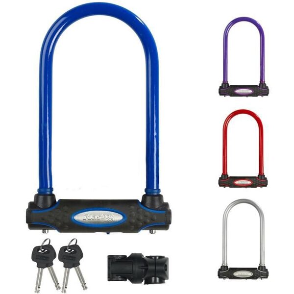 MASTER LOCK Antivol Vélo U [A Clé] - Idéal pour les Vélos, Vélos Electriques, VTT et autres