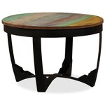 vidaXL Table basse bois de récupération massif 60x40 cm
