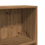 vidaXL Bibliothèque chêne artisanal 40x24x176 cm bois d'ingénierie