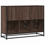 vidaXL Buffet chêne marron 100x35x76 cm bois d'ingénierie