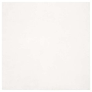 vidaXL Tapis en Fourrure Synthétique de Lapin Olite Crème 200 x 200 cm