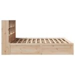 vidaXL Cadre de lit sans matelas 180x200 cm bois massif de pin