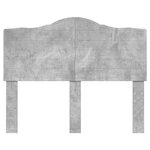 vidaXL Tête de lit Gris béton 120 cm Bois d'ingénierie