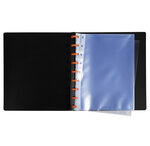 Protège-documents À Anneaux Avec Pochettes Détachables - 60 Vues Exactive - A5 - Noir - X 6 - Exacompta