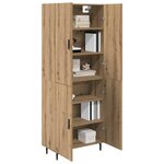 vidaXL Haut Armoire Chêne artisanal 69 5 x 34 x 180 cm