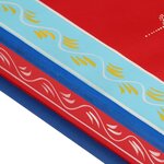 vidaXL Table basse rouge bois de manguier massif peint à la main