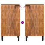 vidaXL Buffet avec stockage Finition Acacia Brun 40 x 33 x 75 cm