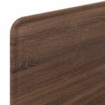 vidaXL Tête de lit Chêne brun 100 cm Bois d'ingénierie