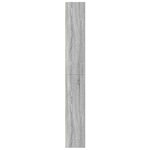 vidaXL Bibliothèque sonoma gris 60x24x176 cm bois d'ingénierie