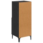 vidaXL Buffet Chêne noir 34 x 34 5 x 90 cm Bois d'ingénierie