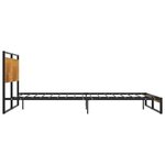 vidaXL Cadre de lit sans matelas métal 120x200 cm