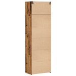 Armoire de Rangement vidaXL Bois Vieilli 70x42.5x225 cm Bois d'ingénierie