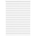 vidaXL Store zèbre blanc 165x230 cm largeur du tissu 160 9cm polyester