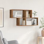 vidaXL Étagère murale Bois Ancien 100x20x53 cm Bois Aggloméré