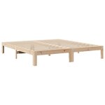 VidaXL Cadre de lit familial sans matelas 270x200cm bois massif de pin