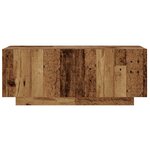 vidaXL Table de chevet vieux bois 100x35x40 cm bois d'ingénierie
