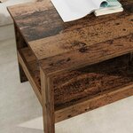 vidaXL Table basse Bois ancien 90 x 50 x 45 cm Bois d'ingénierie