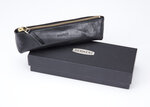Trousse en cuir Noir Derwent