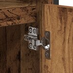 vidaXL Meuble de lavabo Vieux bois 60x35x50 cm en bois reconstitué