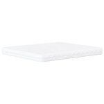 vidaXL Lit avec matelas vert foncé 200x200 cm velours