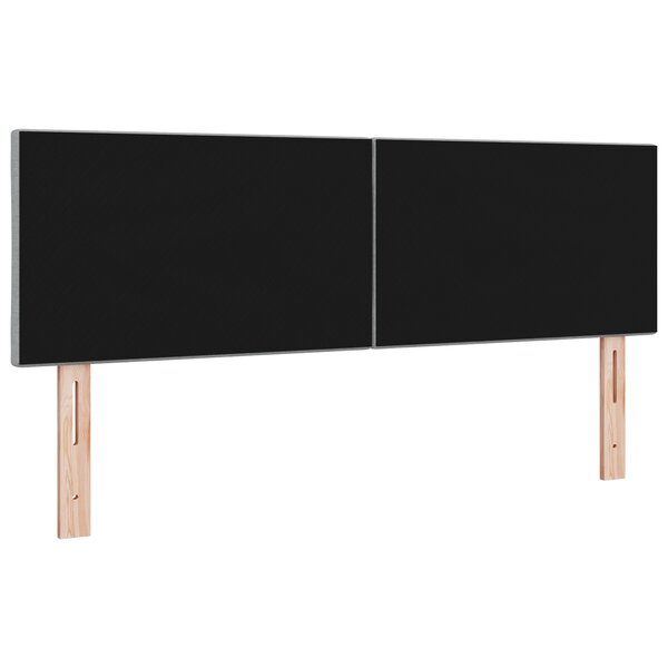 vidaXL Tête de Lit Design en Blocs de Diamant Gris Clair 140 cm Tissu