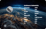 Pièce de monnaie en Platine 12 Dollars g 0.031 (1/1000 oz) Millésime 2026 Planet EARTH (PRÉCOMMANDE)