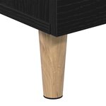 vidaXL Meuble TV Chêne noir 150 x 30 x 50 cm Bois d'ingénierie
